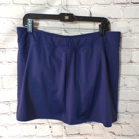 Lands' End Navy Blue Swim Pantyliner Skort 14 - Picture 2 of 10